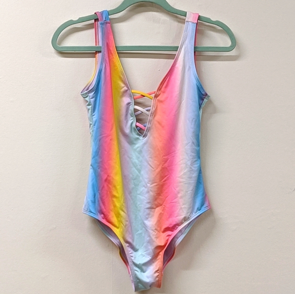 Rainbow One-Piece Swimsuit (4)